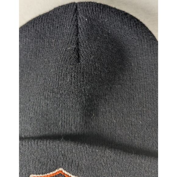 Harley Davidson Embroidered Logo Beanie clean Adult medium measured unstretched - Picture 5 of 5